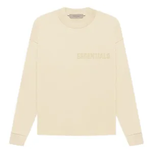 Fear of God Essentials FW22 Long Sleeve Tee Egg Shell, egg shell color