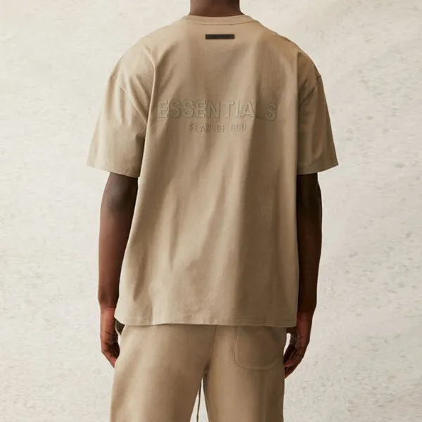 Fear of God Essentials SS21 Short Sleeve Tee Moss, color moss