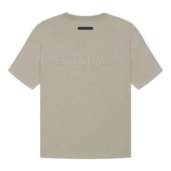 Fear of God Essentials SS21 Short Sleeve Tee Moss, color moss
