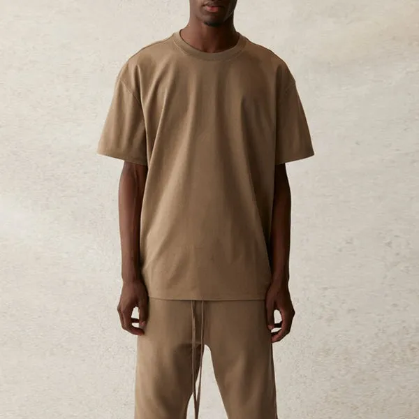 Fear of God Essentials SS21 Short Sleeve Tee Taupe, Brown