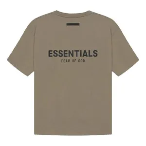 Fear of God Essentials SS21 Short Sleeve Tee Taupe, Brown