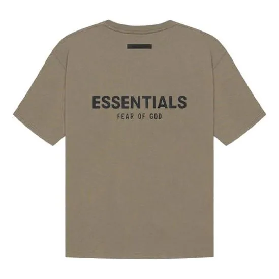 Fear of God Essentials SS21 Short Sleeve Tee Taupe, Brown