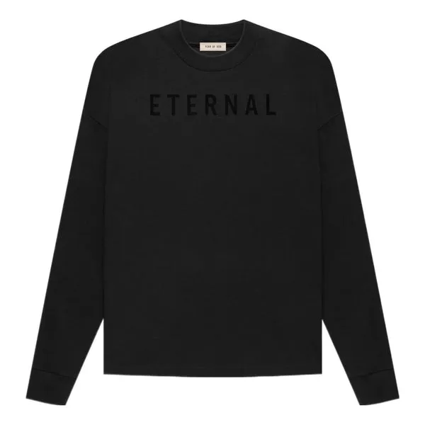 Fear of God FW22 Eternal Cotton LS T-Shirt 'Black', black