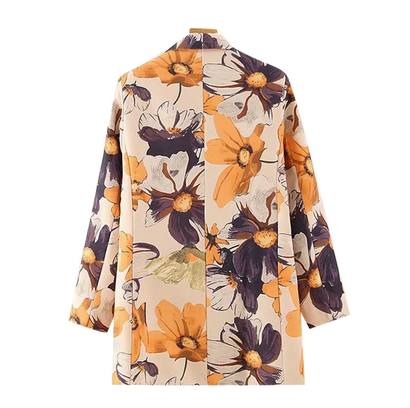 'Folia' Floral Print Blazer