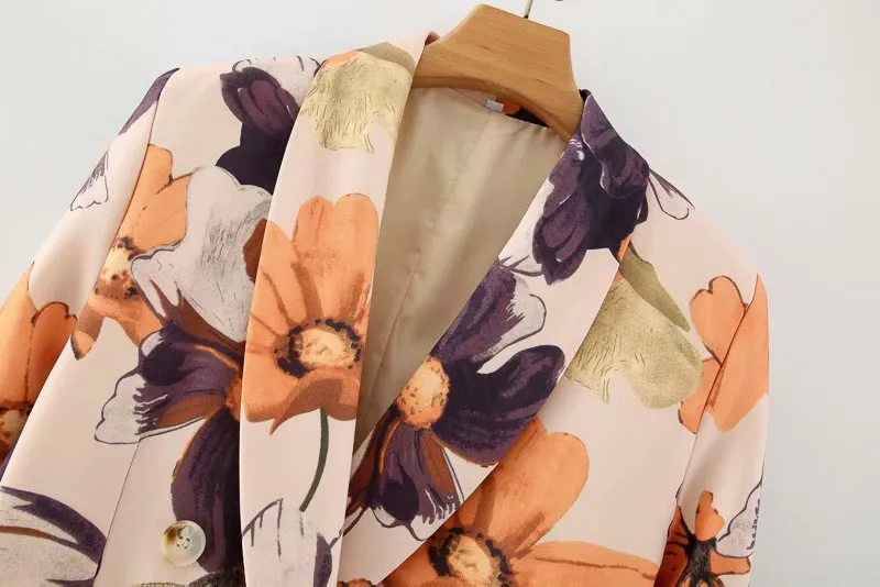 'Folia' Floral Print Blazer