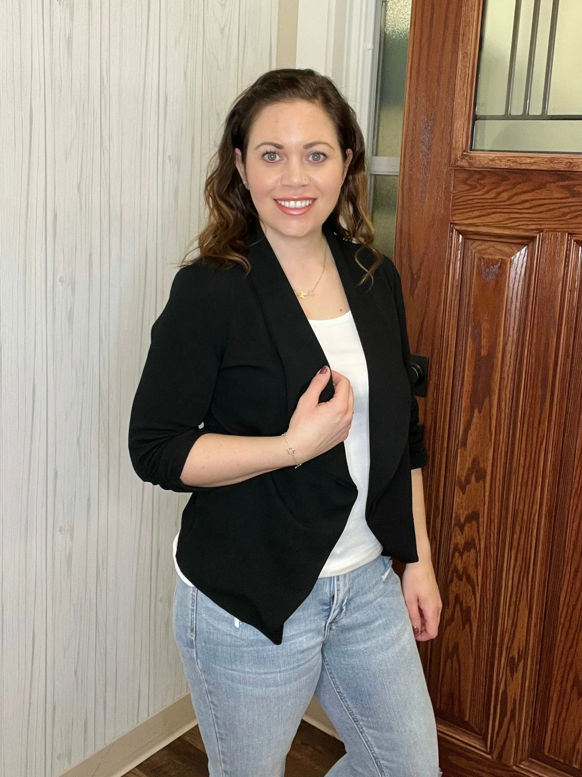 Get Used To It Blazer In Black FINAL SALE