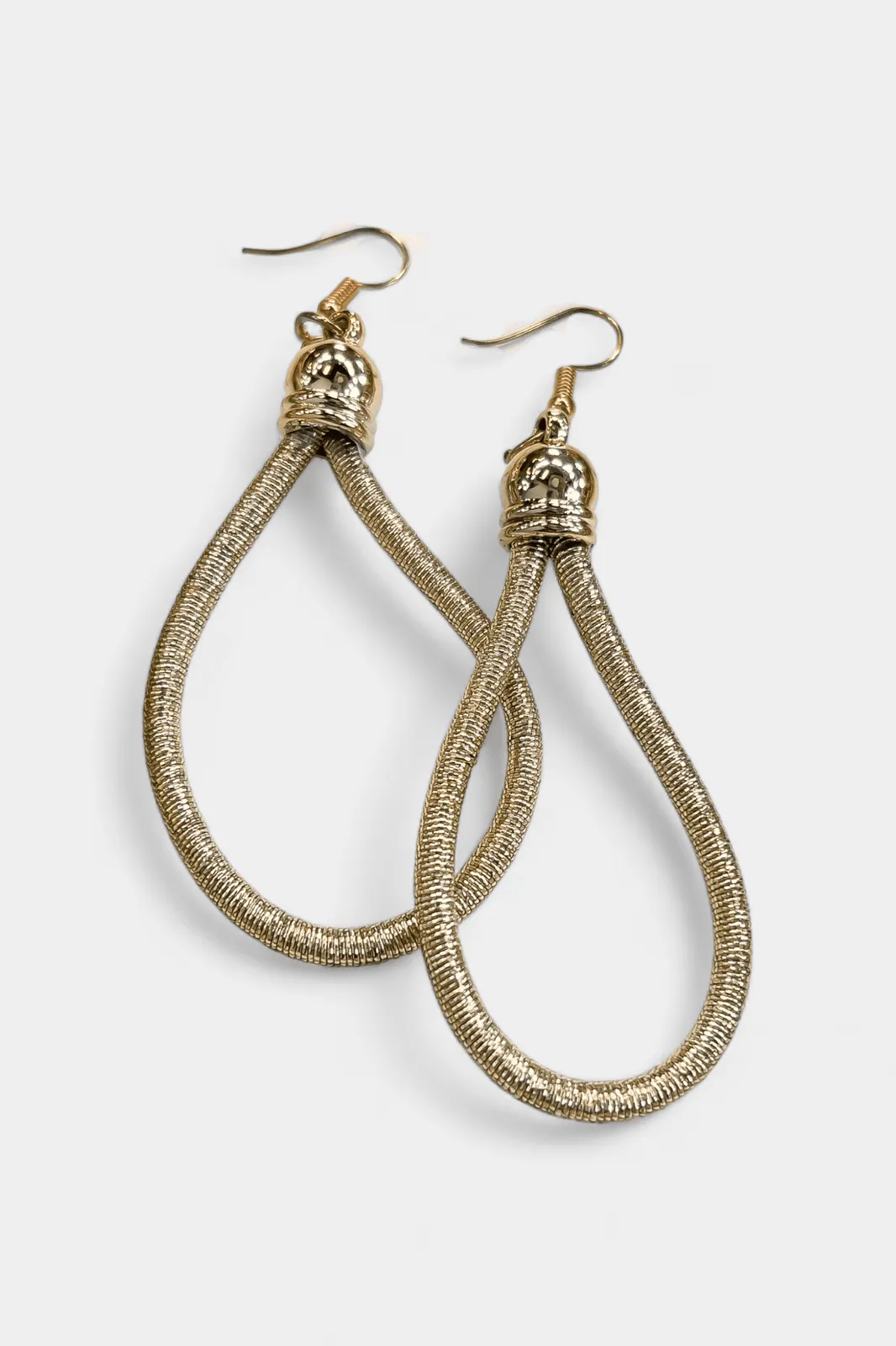 Gold Braided Rope Necklace Set