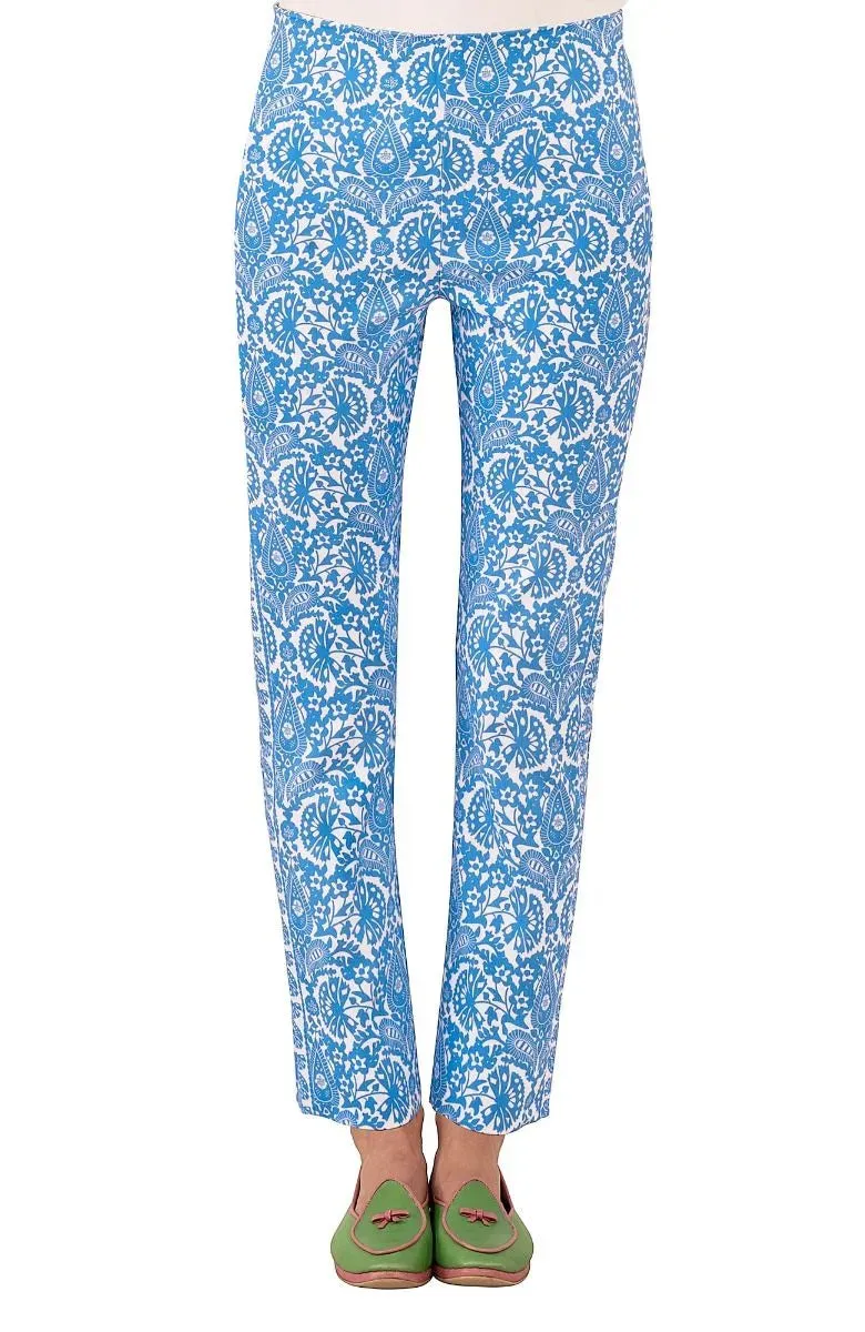 Gretchen Scott | GripeLess Pull On Pant | Women's | Blue East India