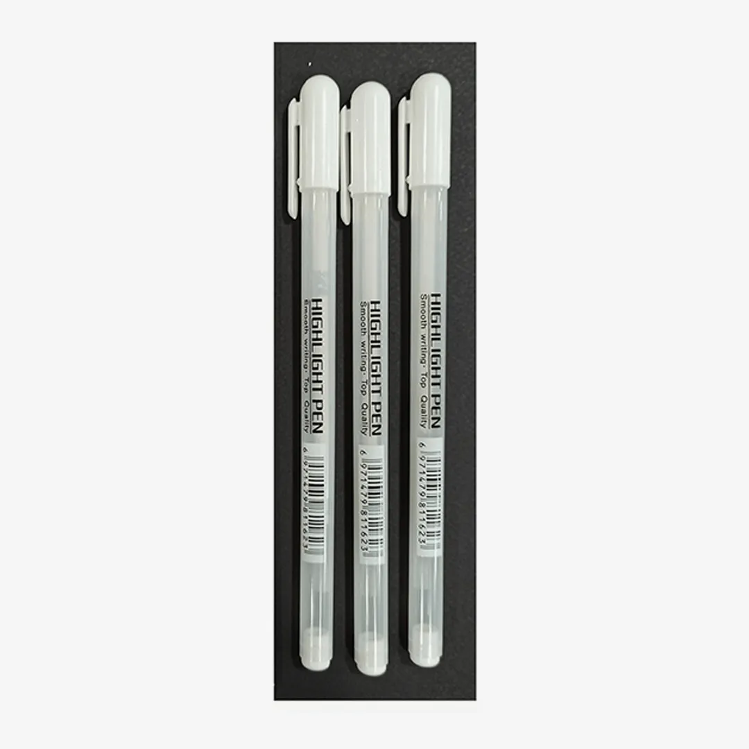 Keep Smiling Highlight Pen 0.8mm Pack Of 3