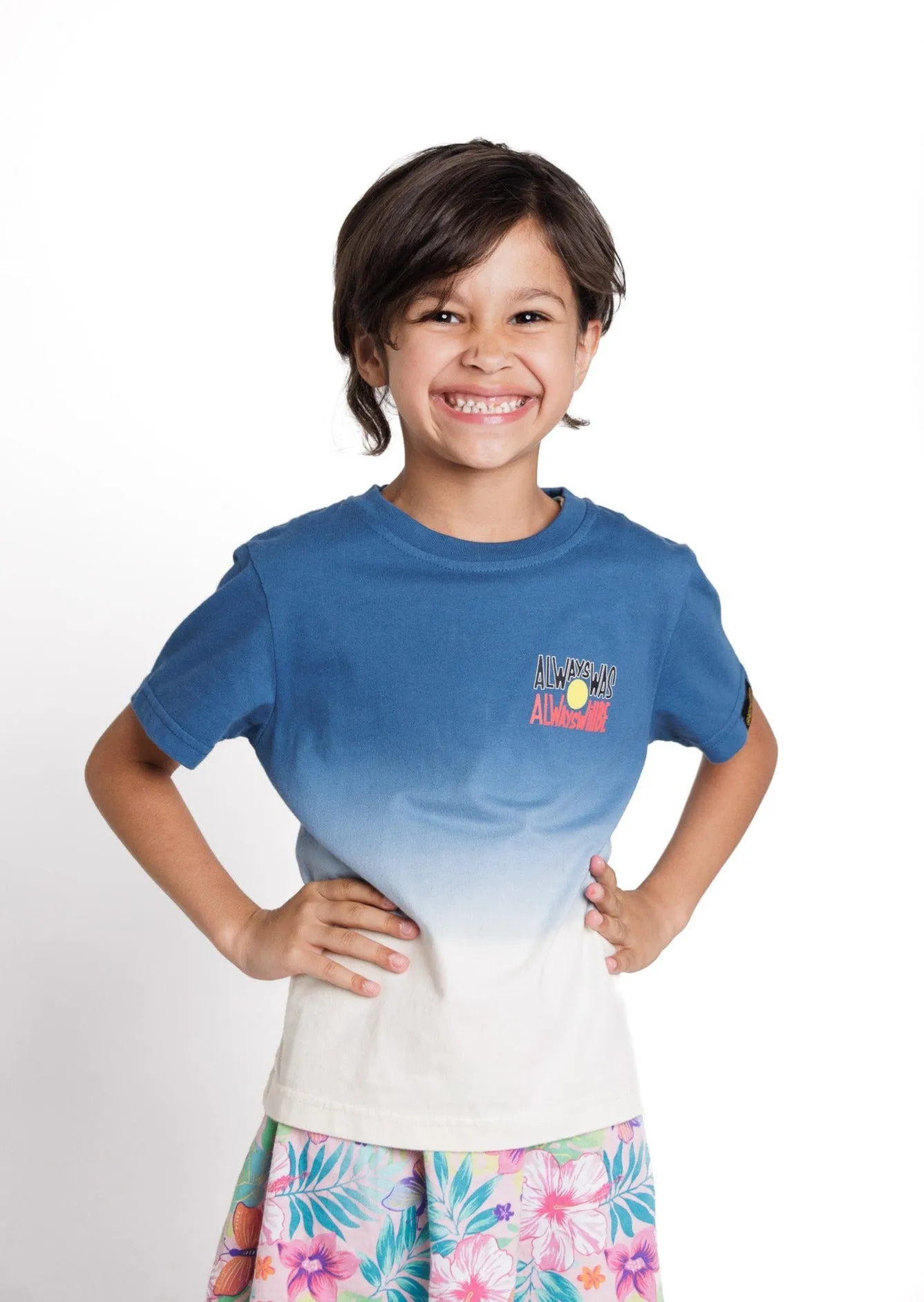 Kids Dip Dye 'Always Was, Always Will Be' Tee