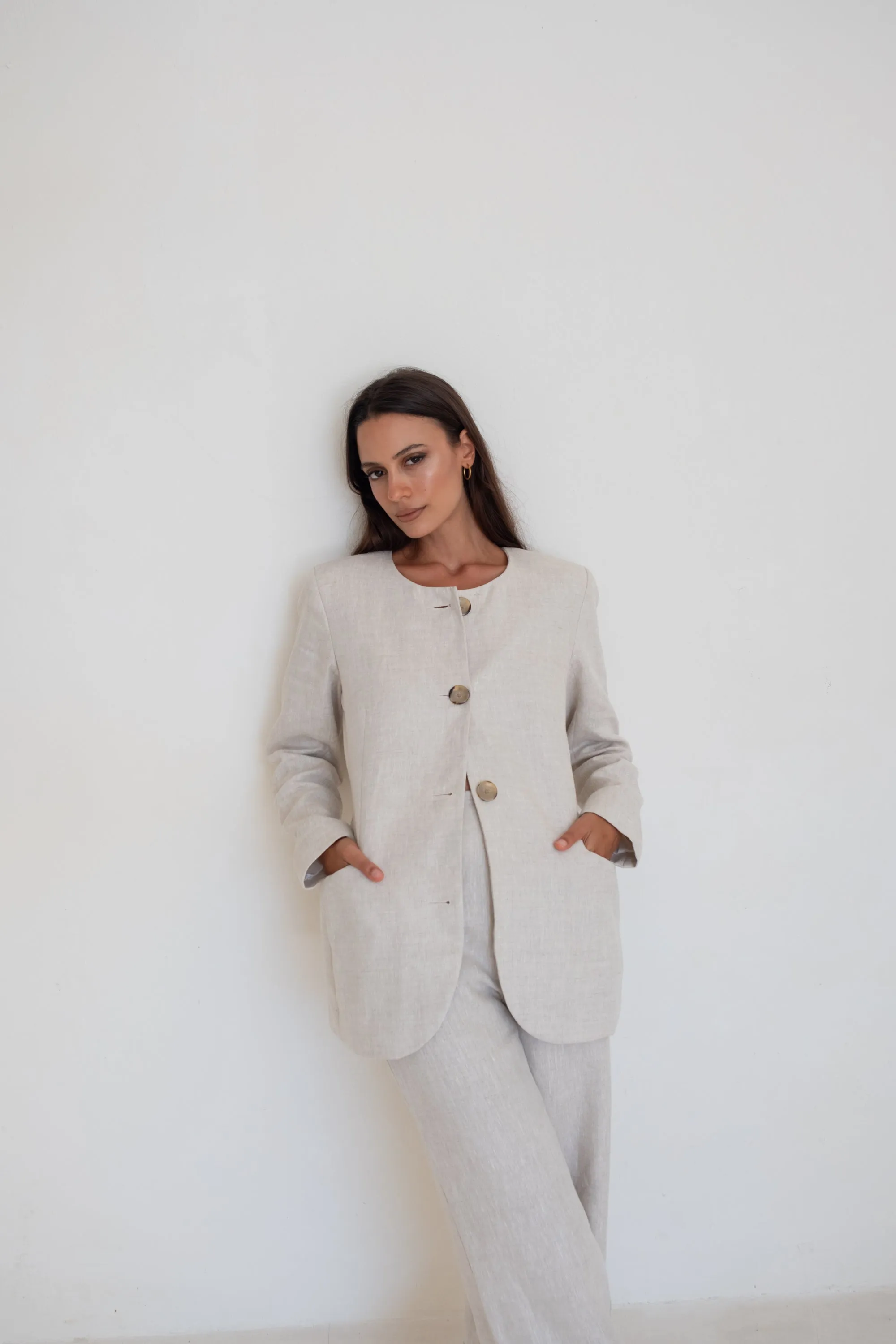 Milly Pant Natural Linen