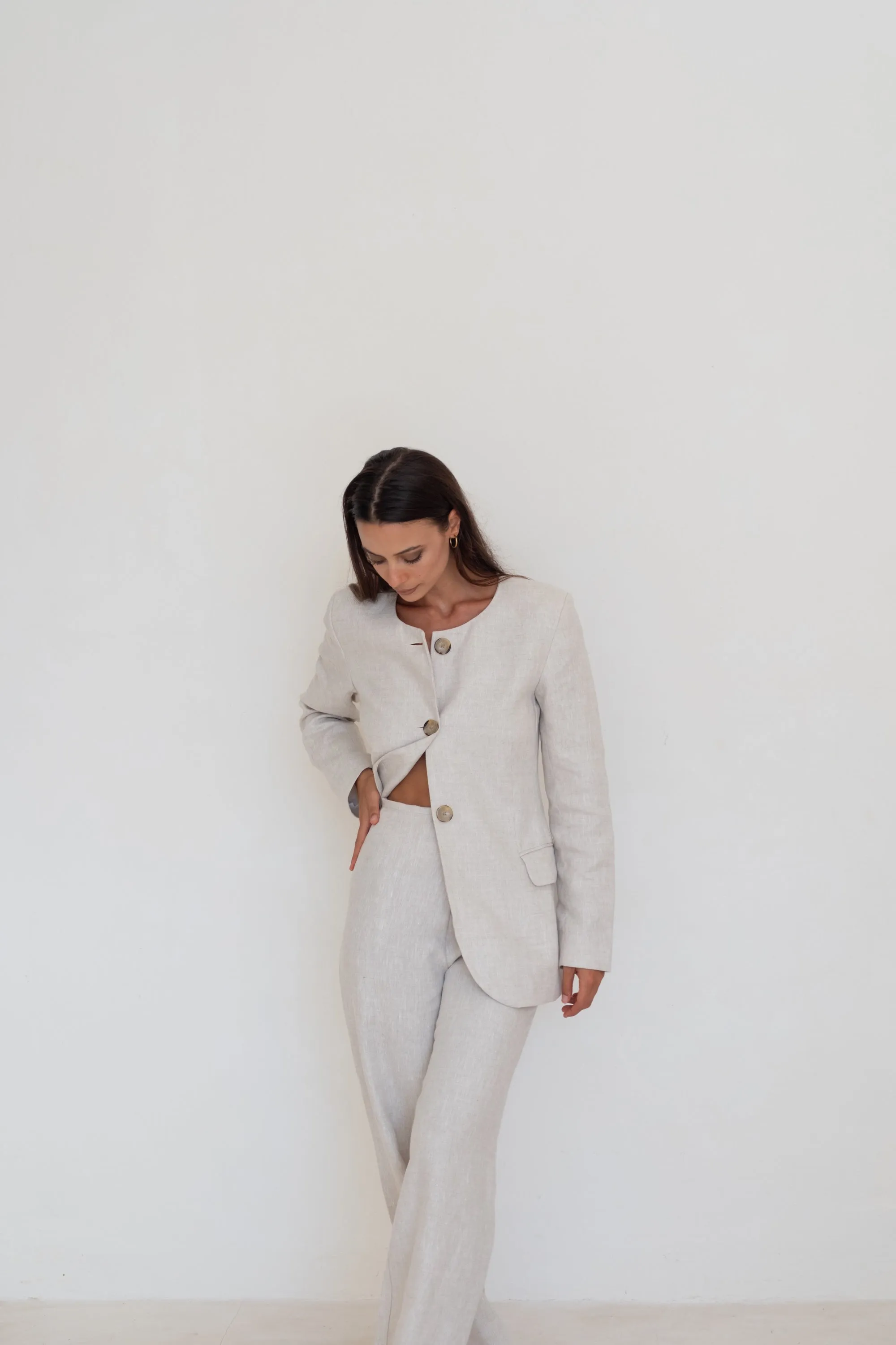 Milly Pant Natural Linen