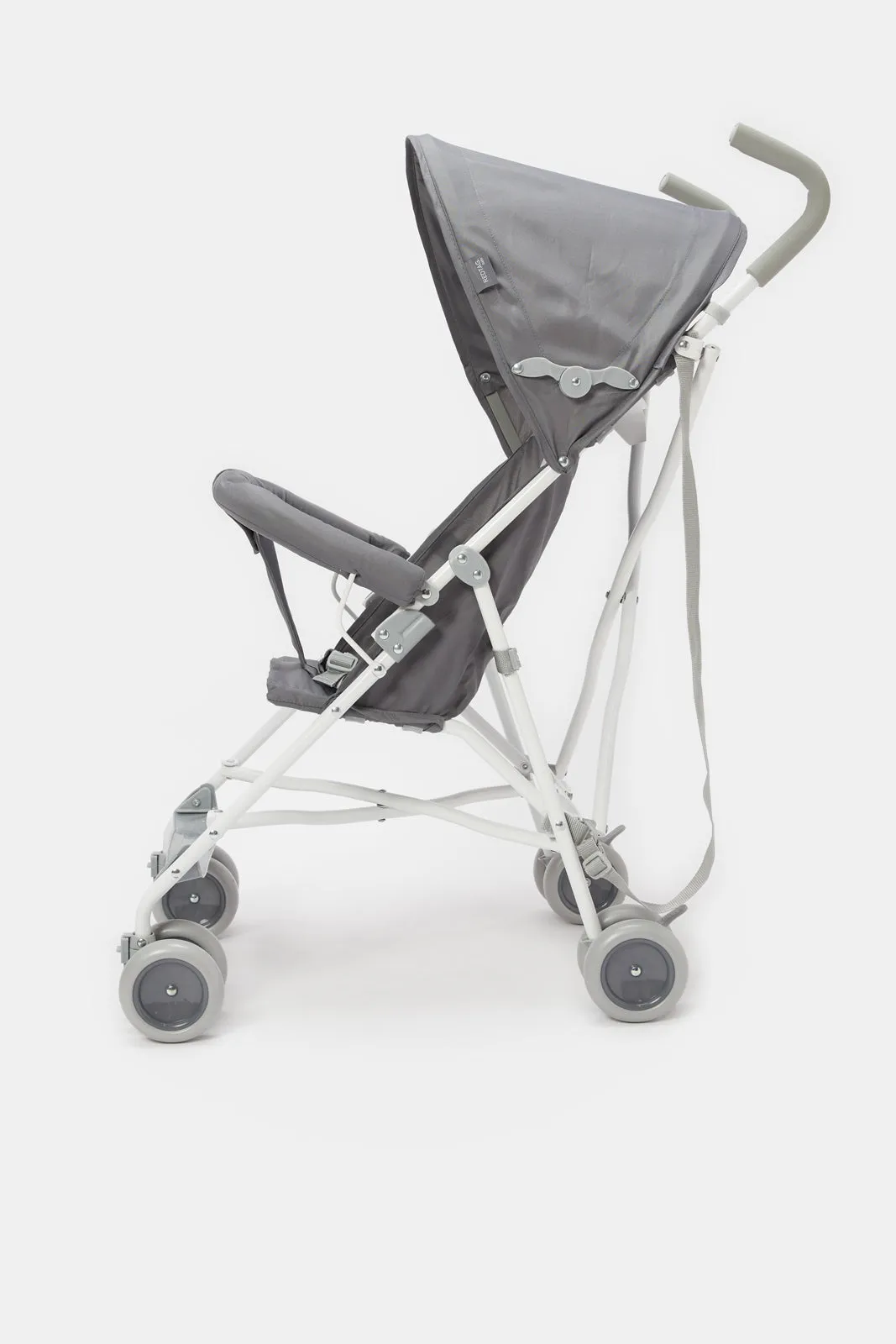 Newborn Grey Giraffe Baby Buggy With Round Canopy