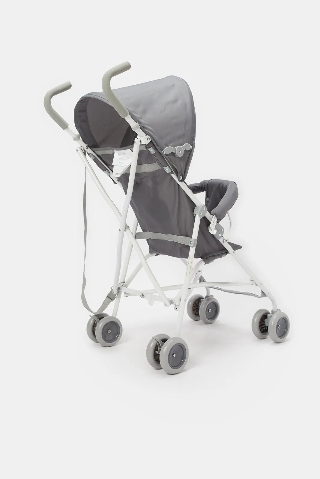 Newborn Grey Giraffe Baby Buggy With Round Canopy