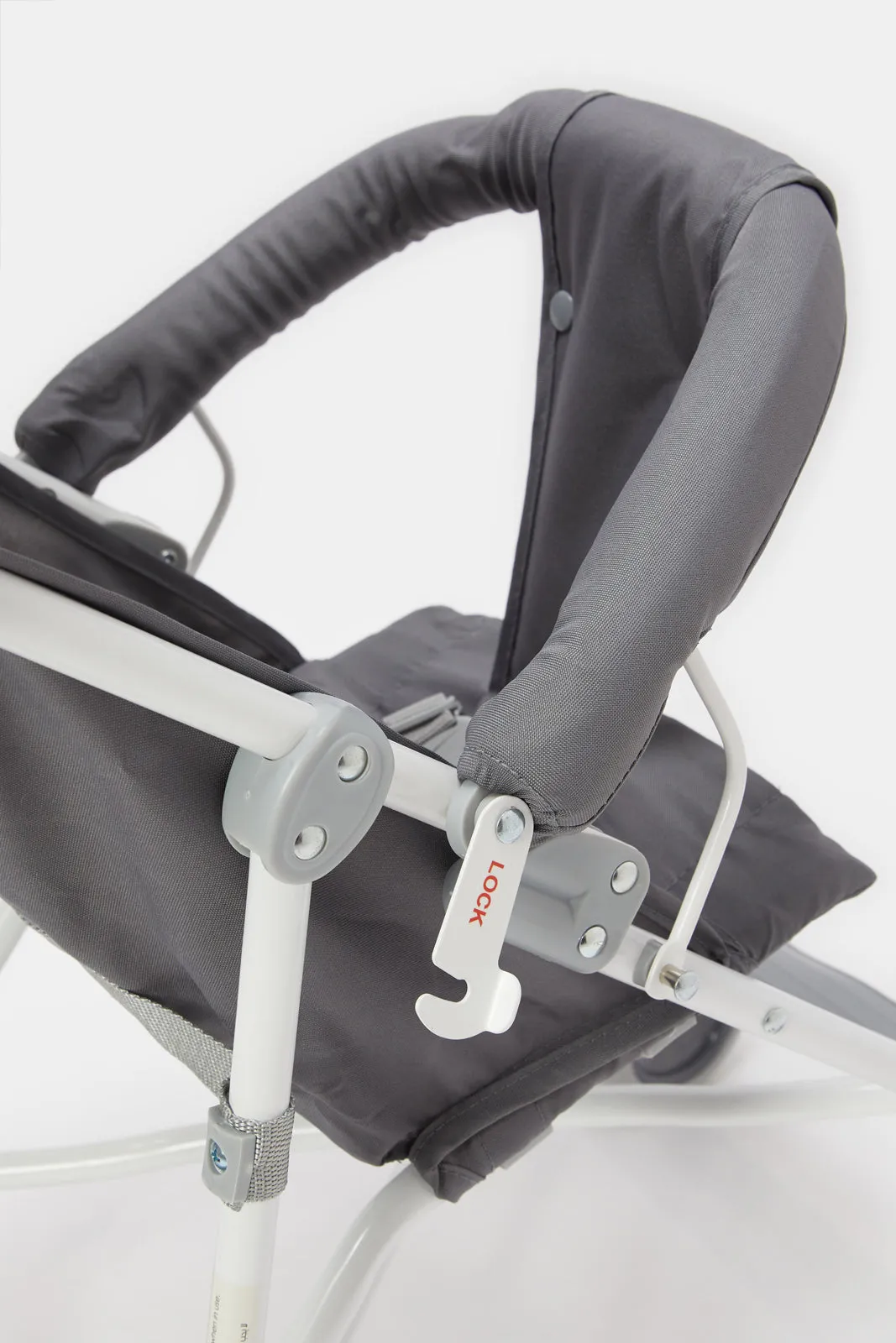Newborn Grey Giraffe Baby Buggy With Round Canopy