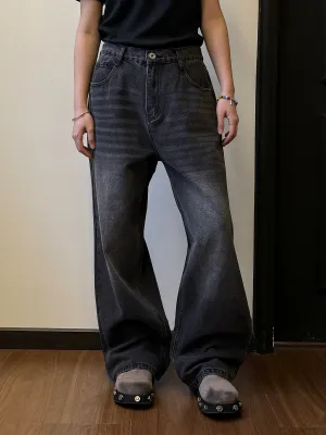 Nine Vintage Washed Straight Jeans