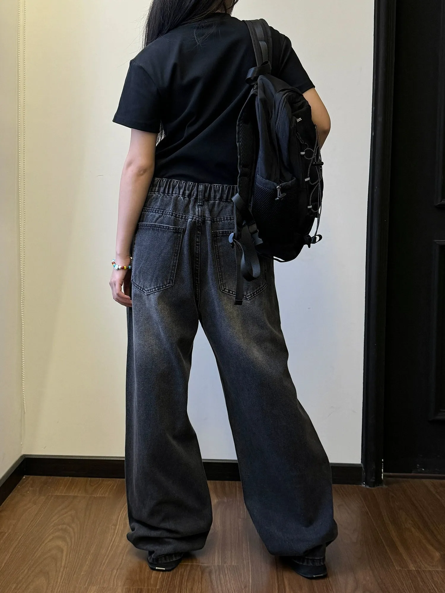 Nine Vintage Washed Straight Jeans