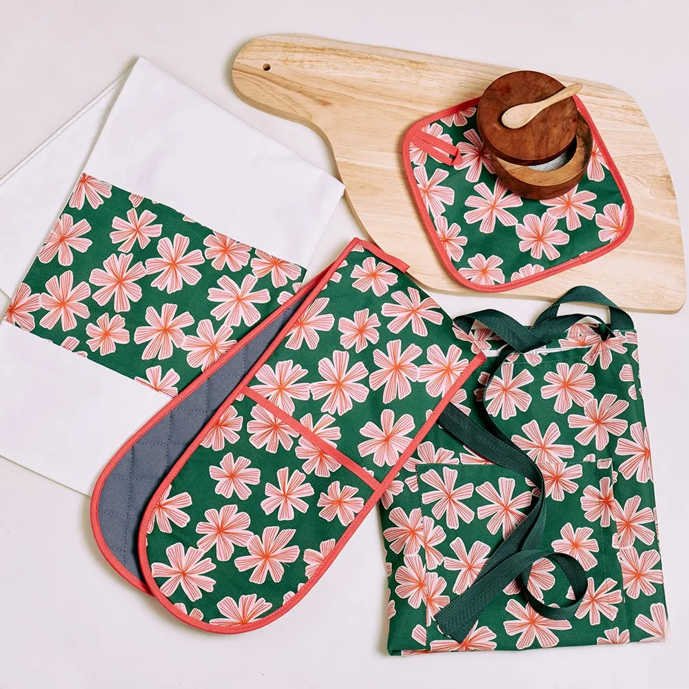 Oven Mitt - Single - Cotton -  Bold Blooms