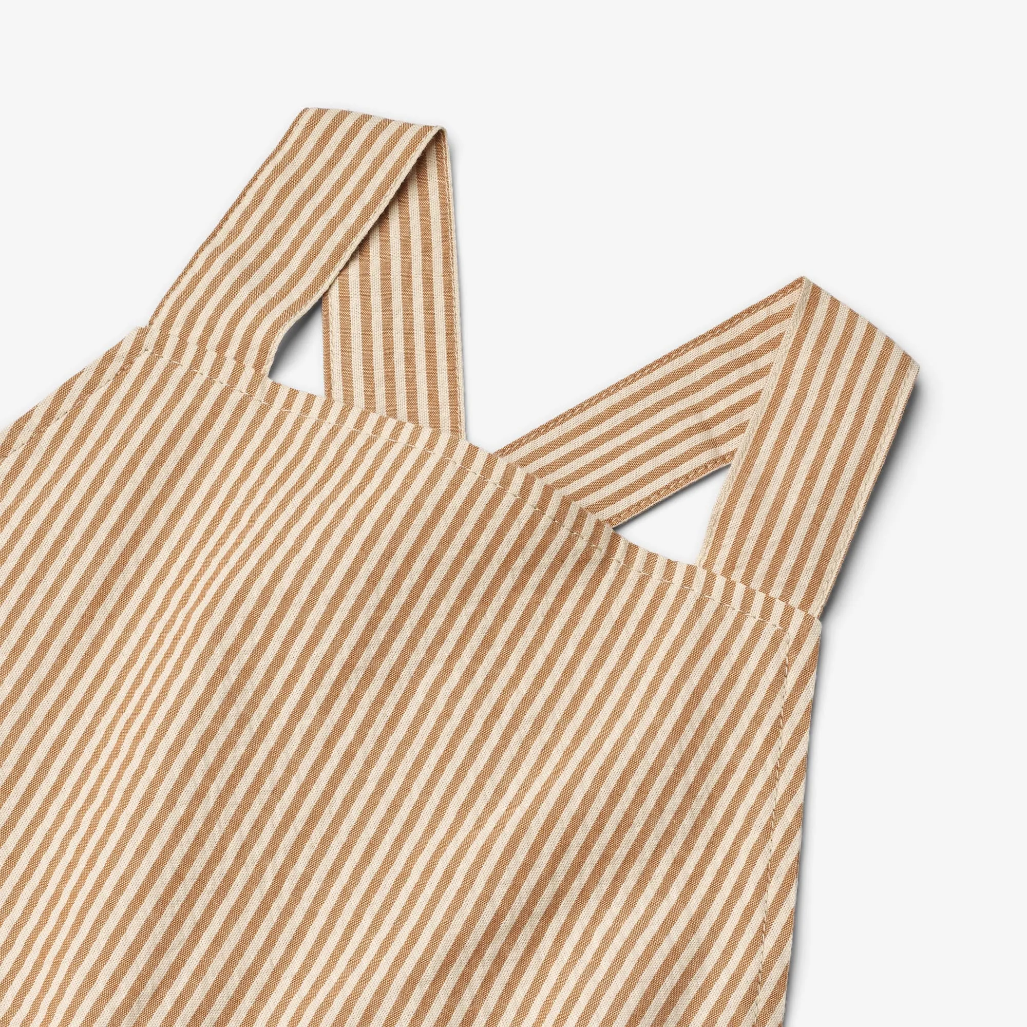 Pinafore Agnes - caramel stripe