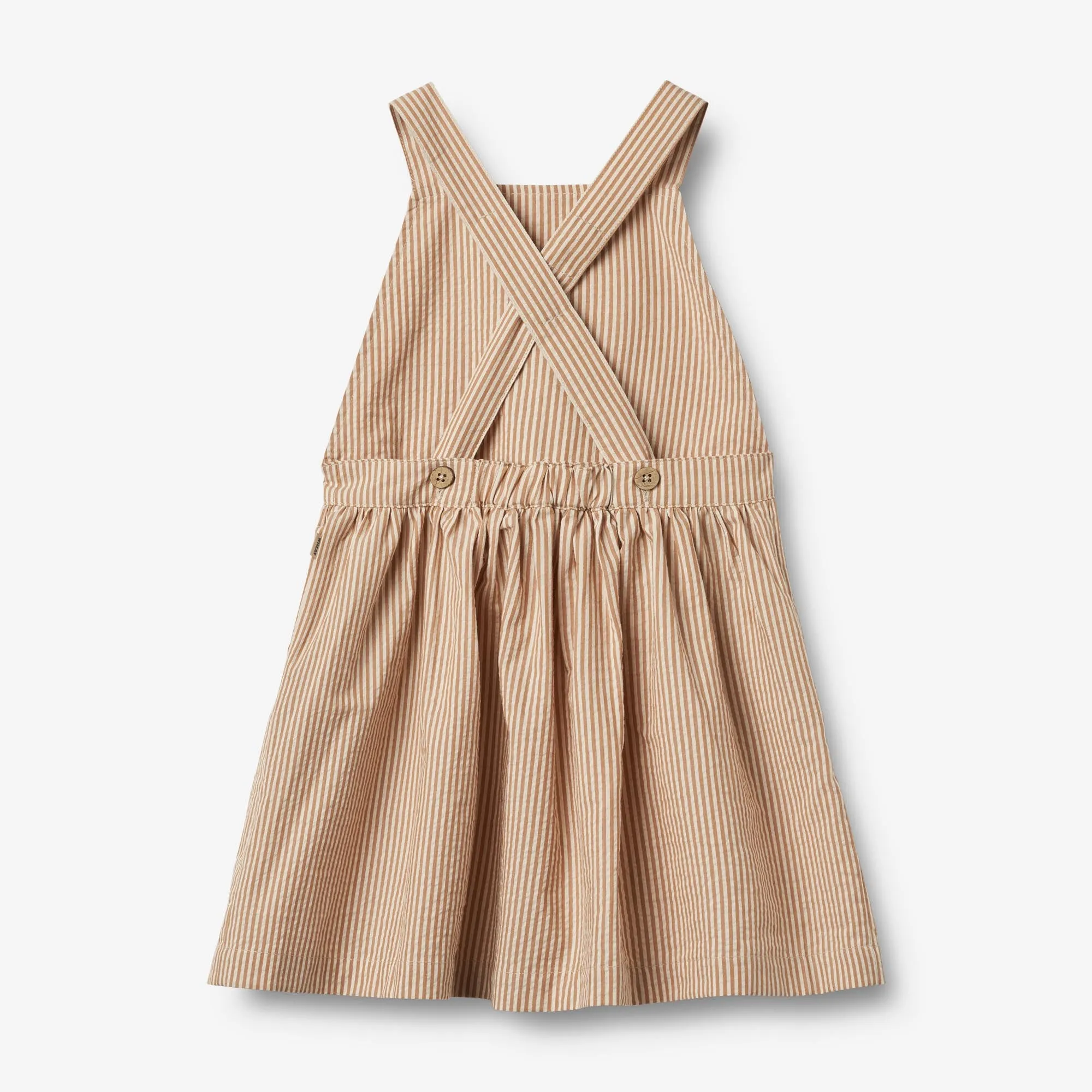 Pinafore Agnes - caramel stripe