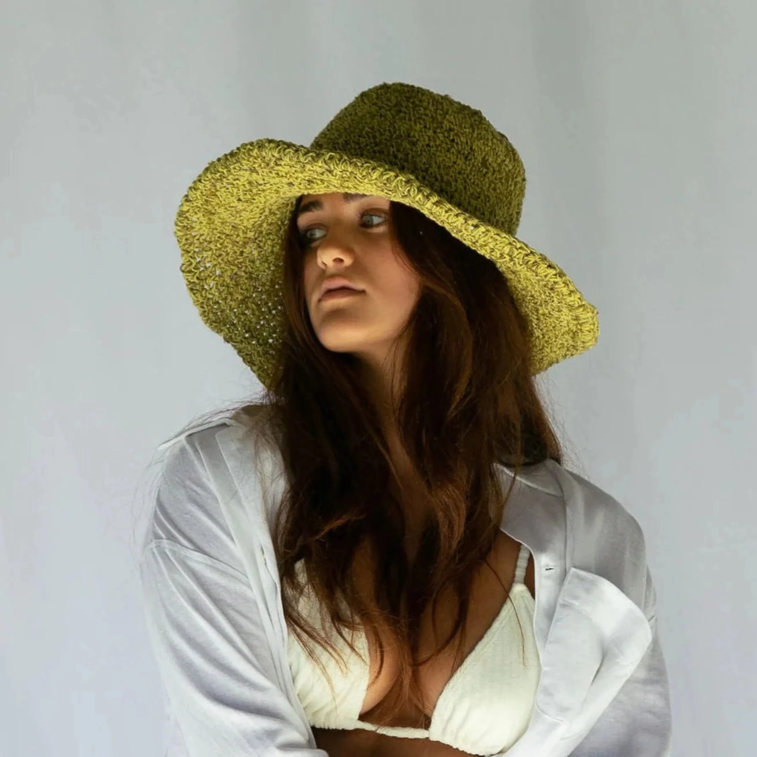 Polly Short Brim Hat - Zest