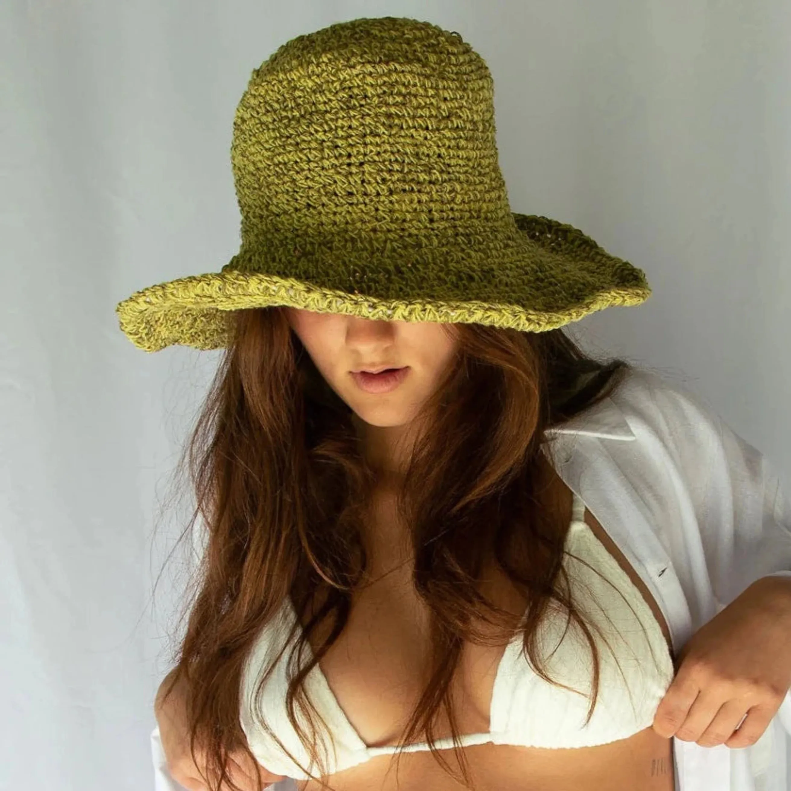 Polly Short Brim Hat - Zest