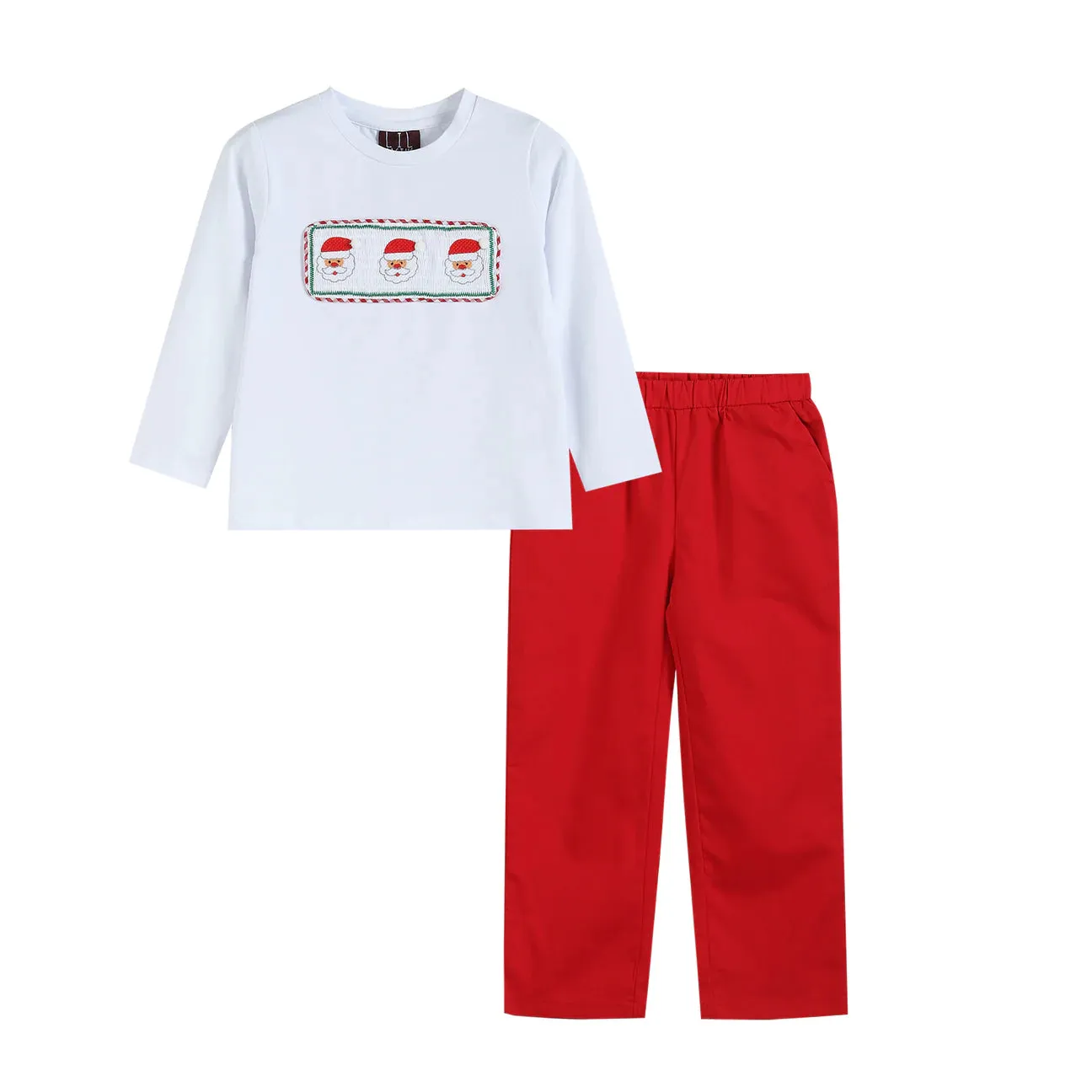 Santa Christmas Pants Set