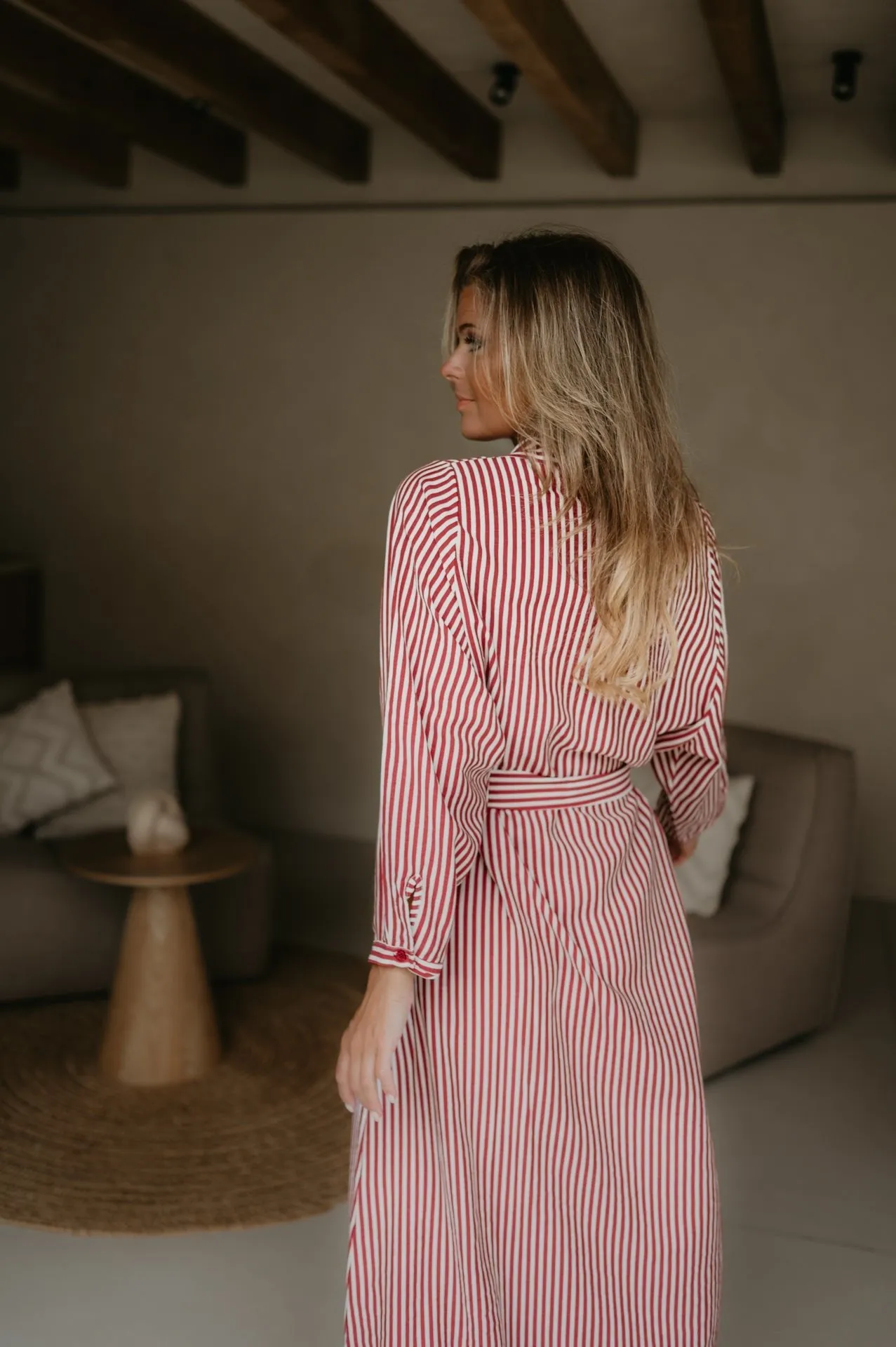 Secco dress I Striped Red