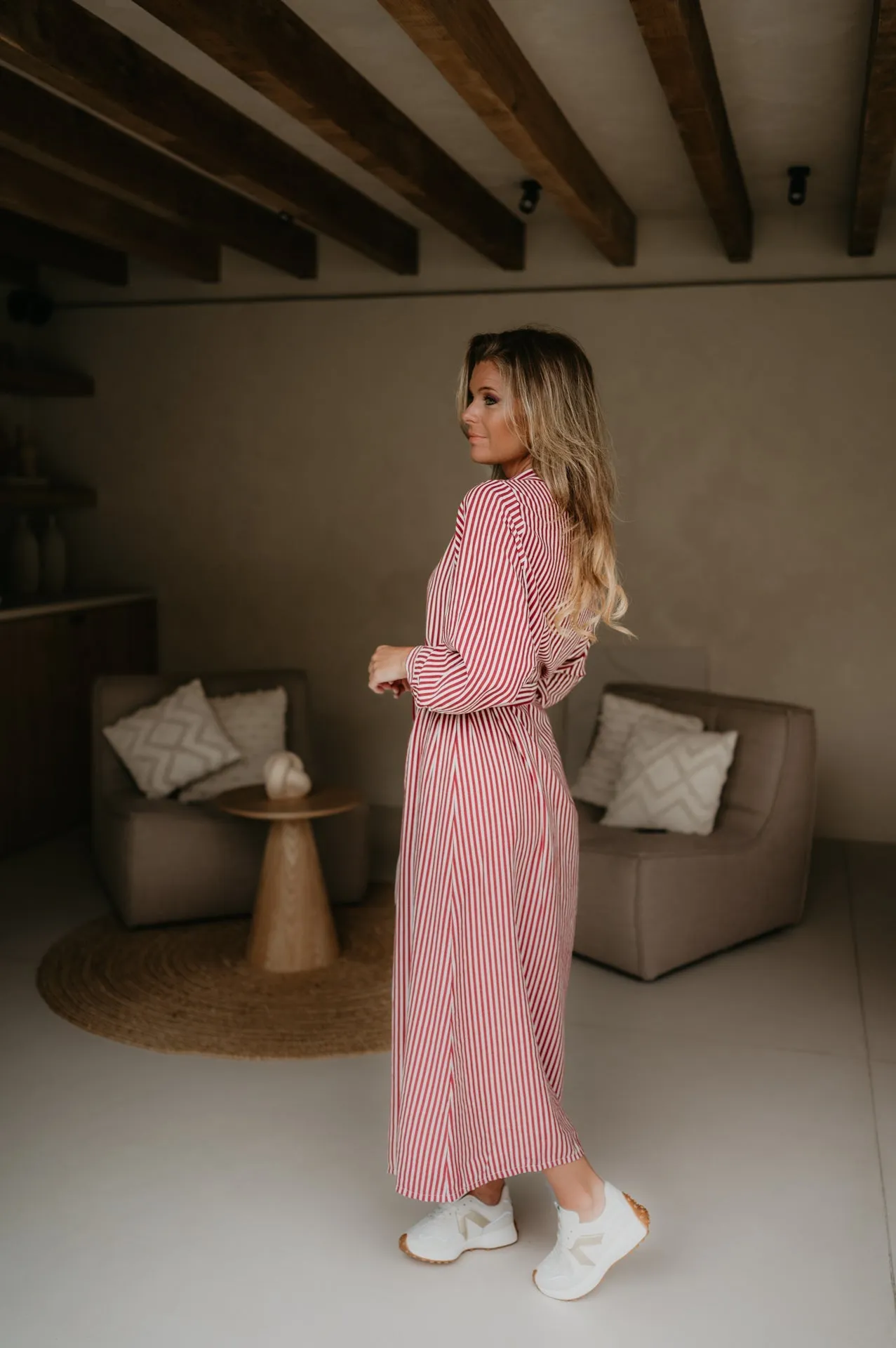 Secco dress I Striped Red