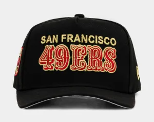 Shoe Palace Exclusive San Francisco 49ers XXIV Superbowl 950AF Snapback Mens Hat (Black/Red)