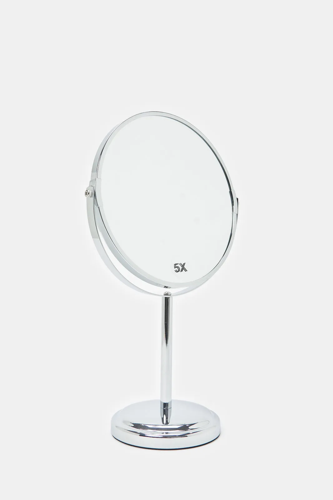 Silver Double Side Table Mirror