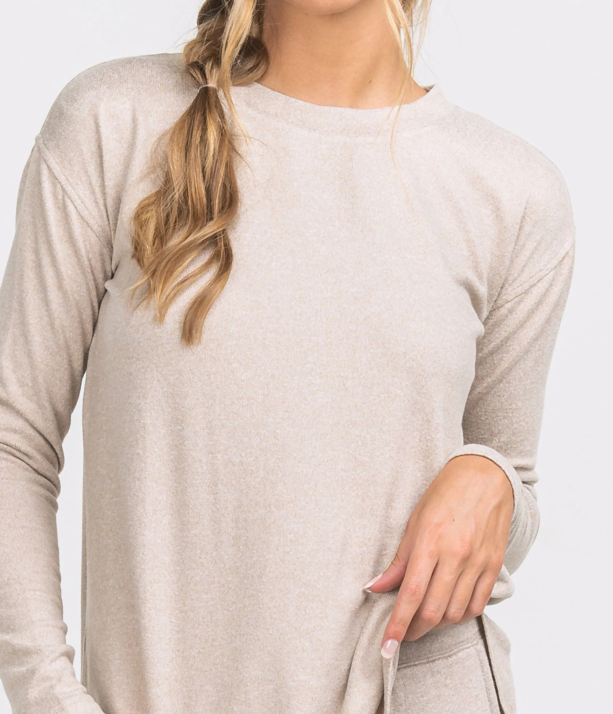 Sincerely Soft Heather Fleece - Morning Coffee