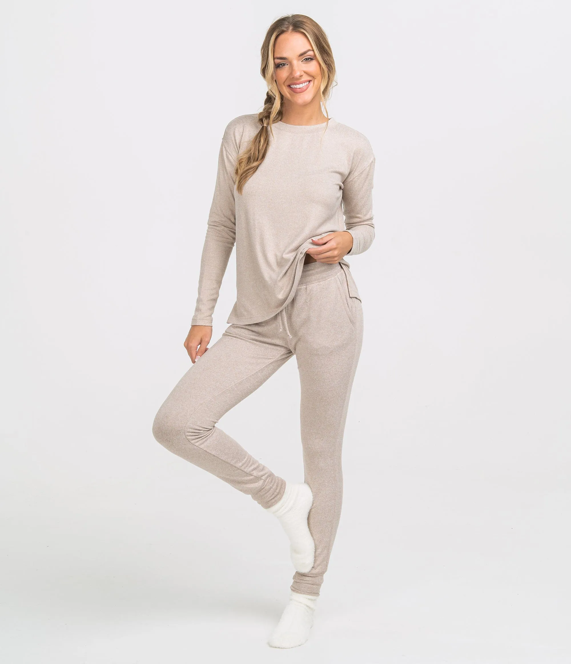 Sincerely Soft Heather Fleece - Morning Coffee