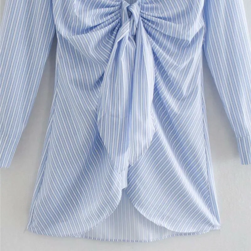 STRIPED MINI DRESS