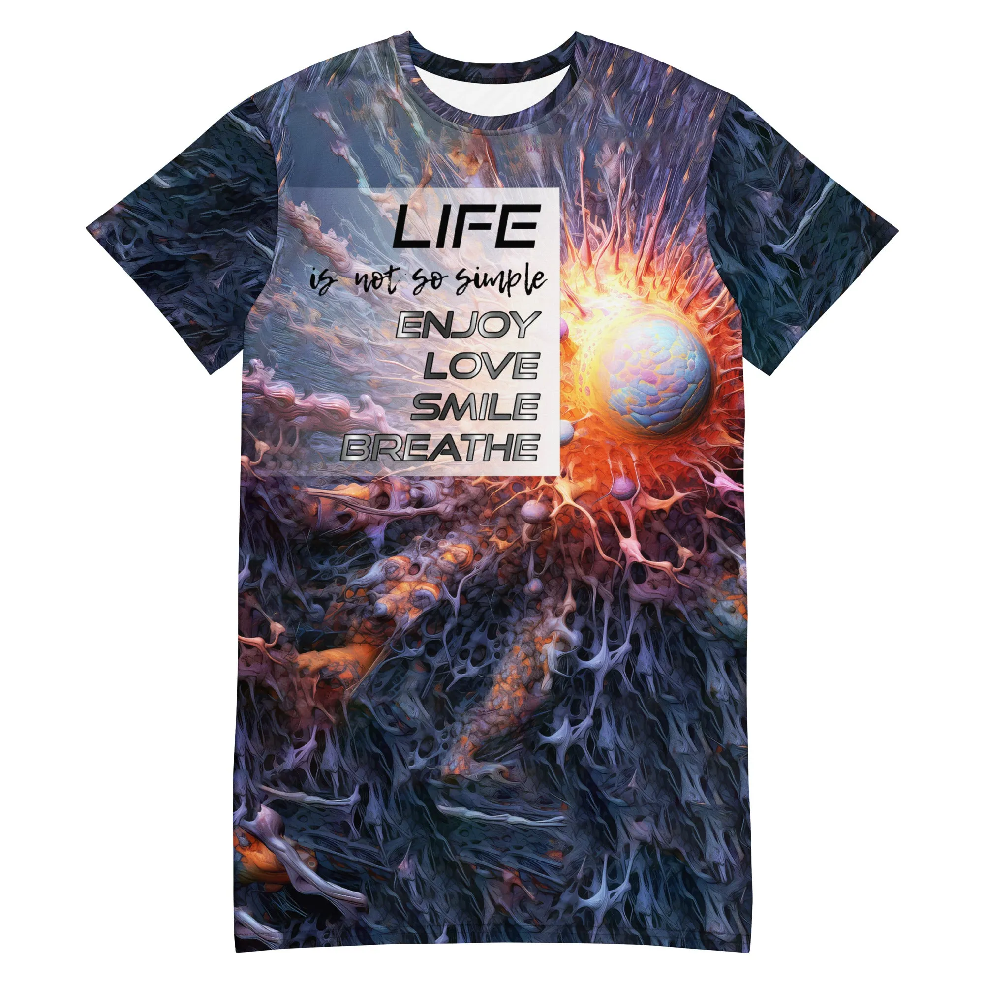 T-Shirt Dress Life is not so Simple