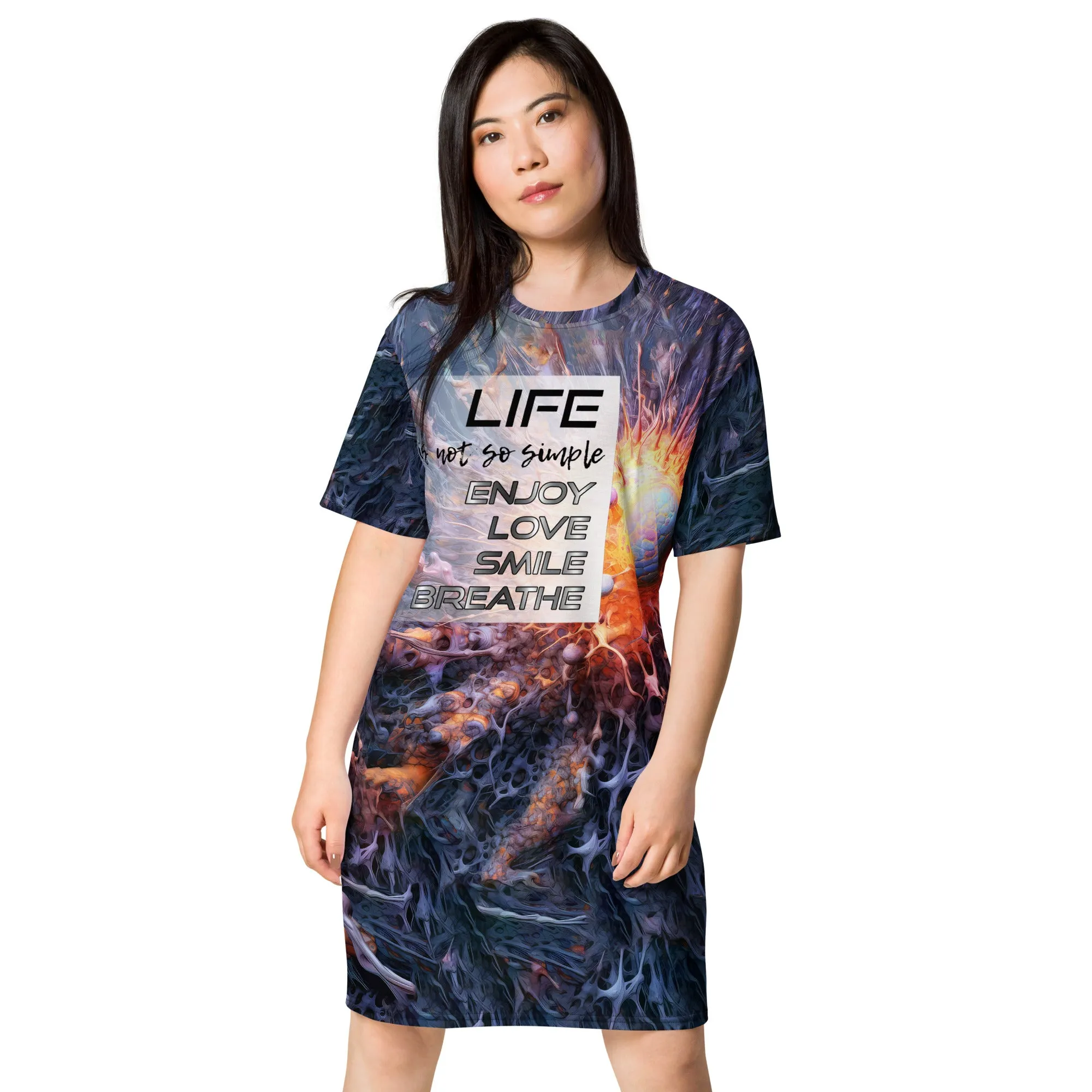 T-Shirt Dress Life is not so Simple