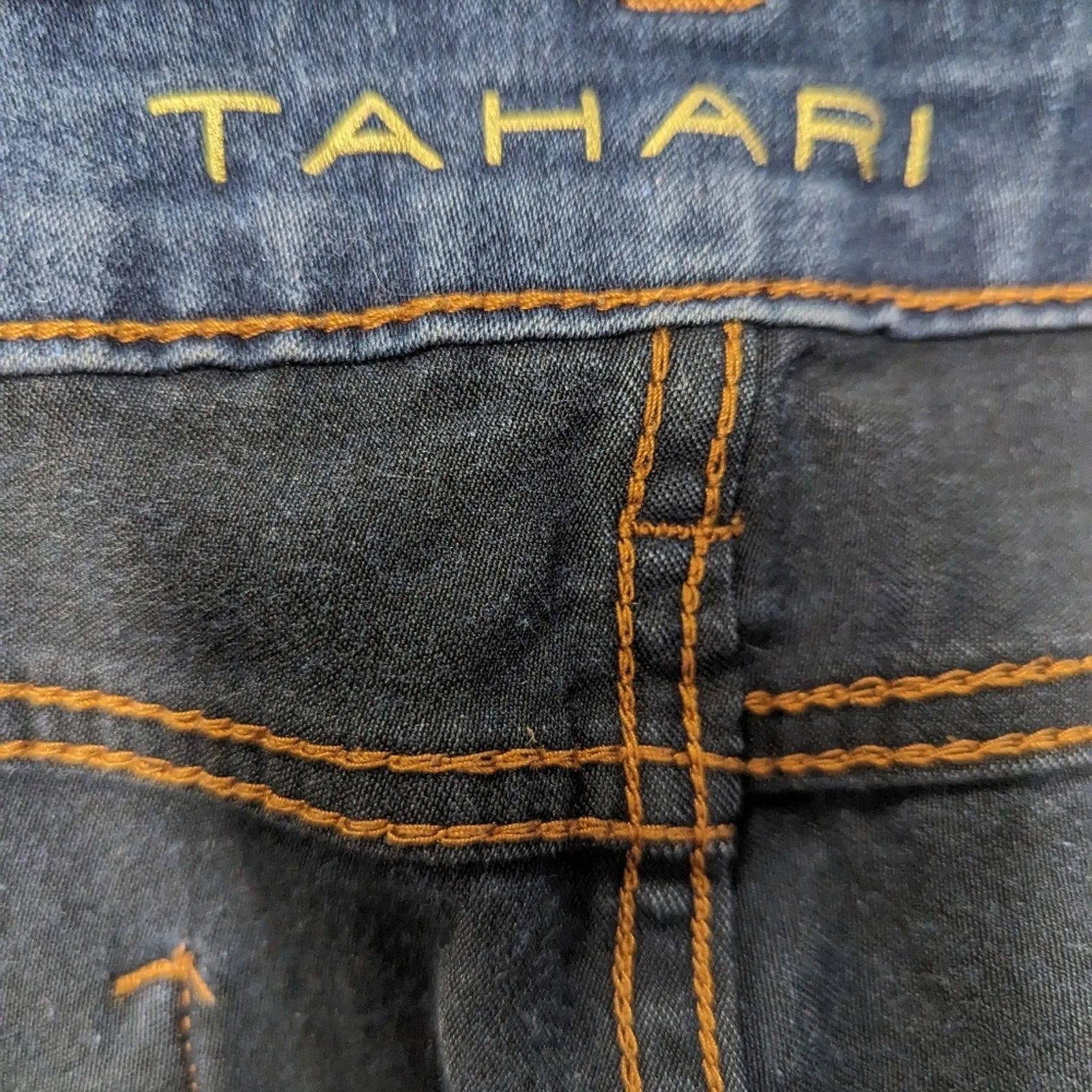 Tahari Dark Wash Skinny Jeans - 16