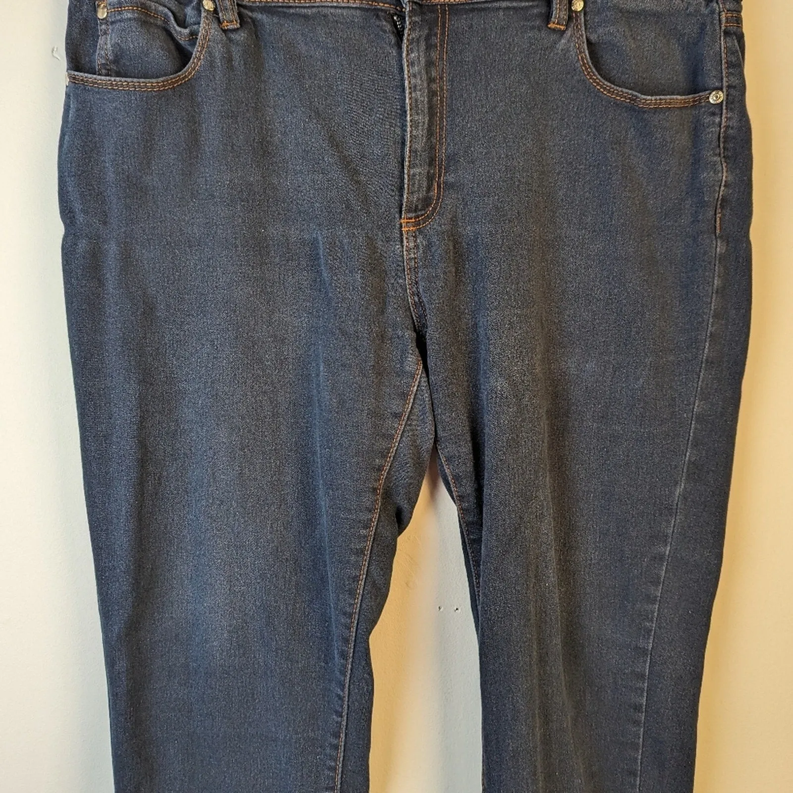 Tahari Dark Wash Skinny Jeans - 16