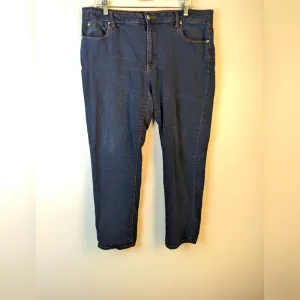 Tahari Dark Wash Skinny Jeans - 16