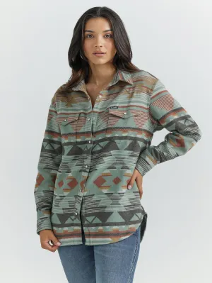 Top Women's SZN (112353118) - Wrangler Retro® Punchy Top - Green Multi