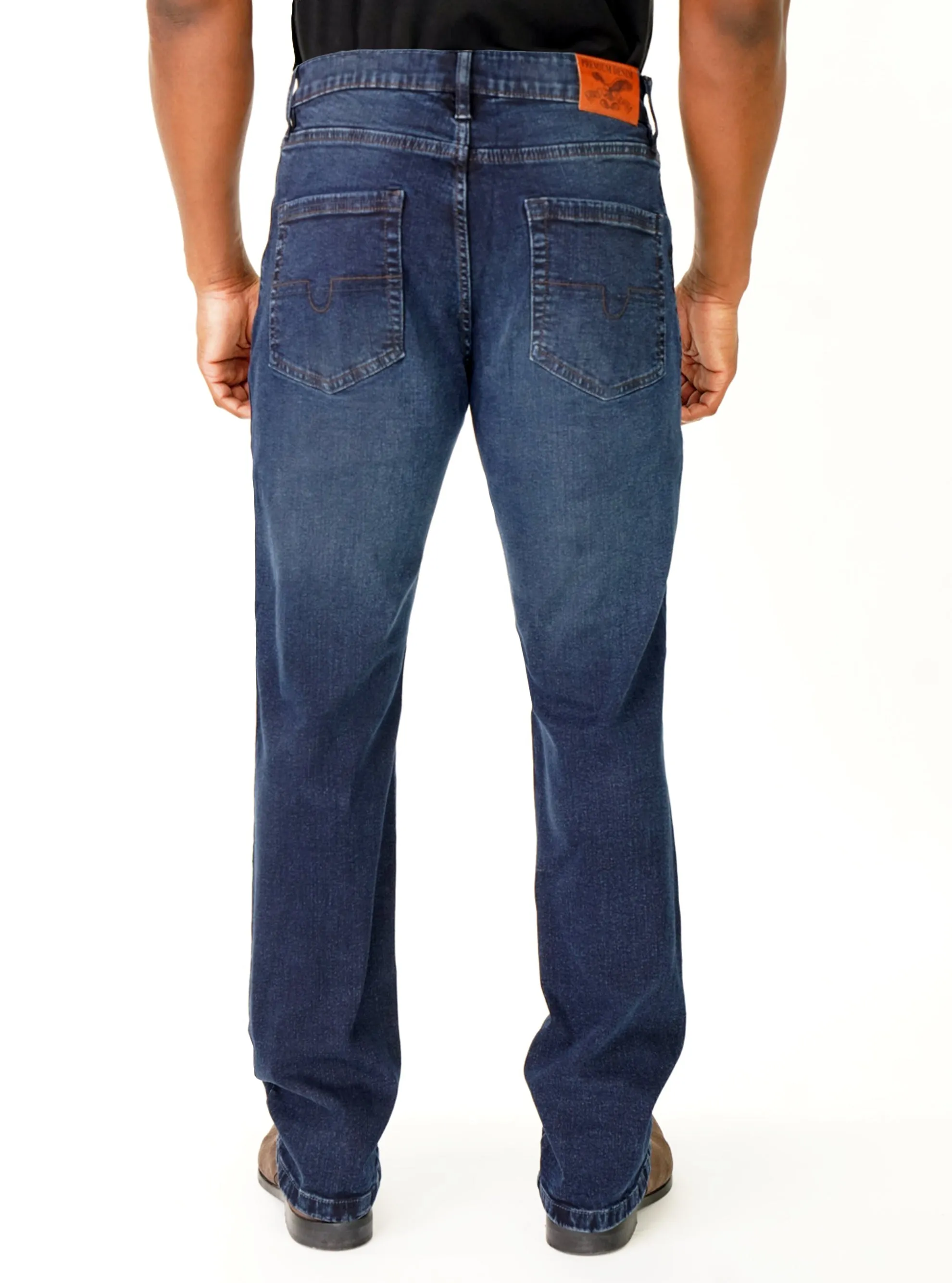 VINCENT D'AMEREQUIE MENS JEANS DARK WSH