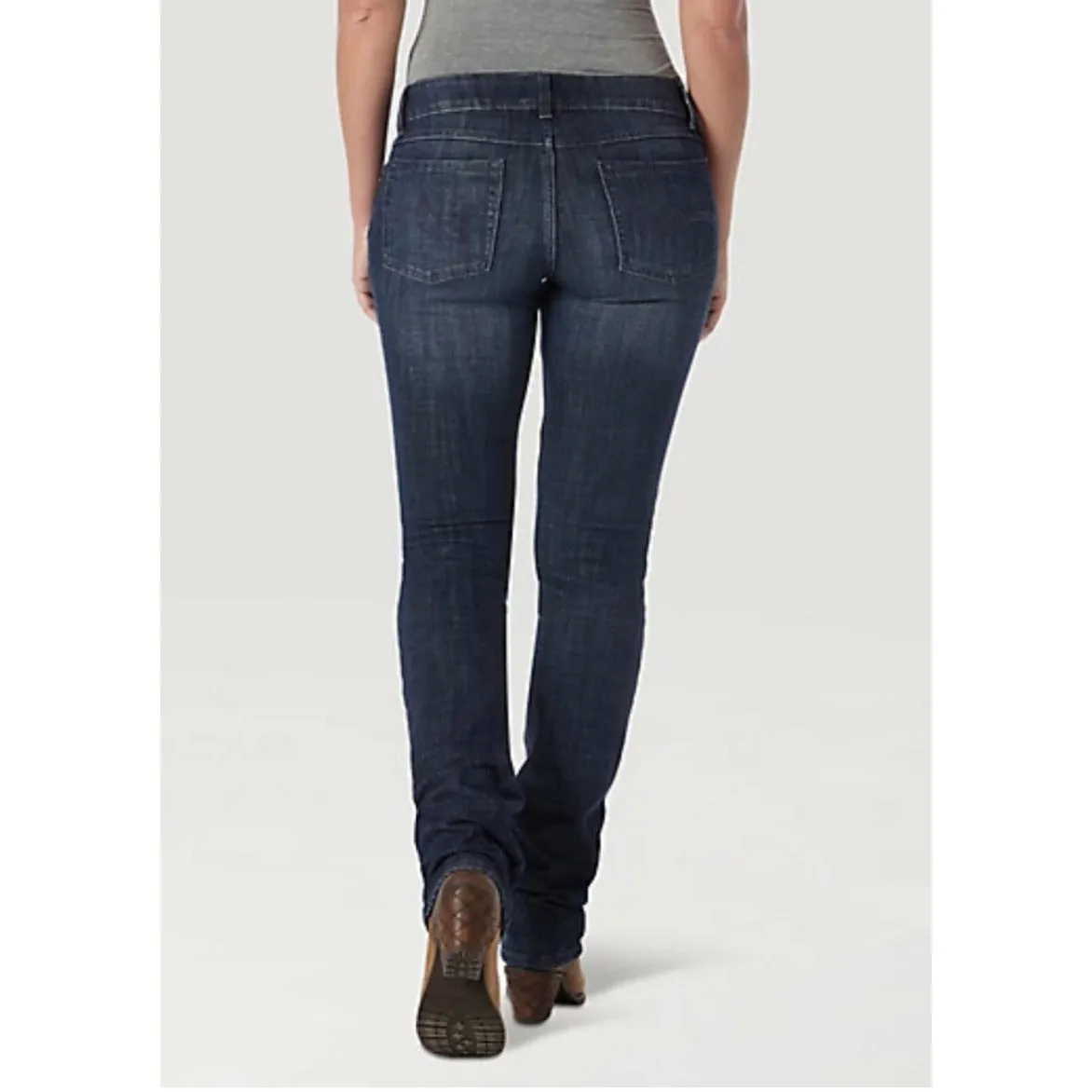 WOMEN'S WRANGLER STRAIGHT LEG JEAN IN DS WASH